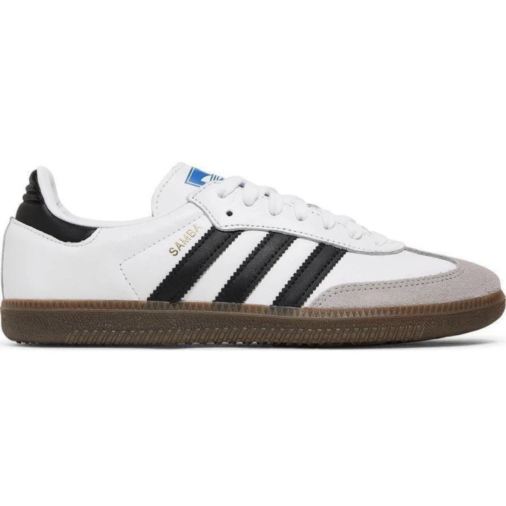 Adidas Samba OG Low White/Black/Gum Men's Size 8